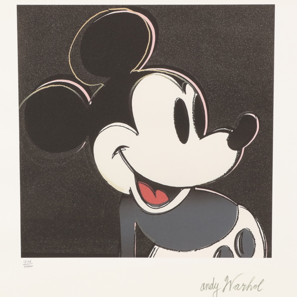 ANDY WARHOL, efter, Mickey Mouse