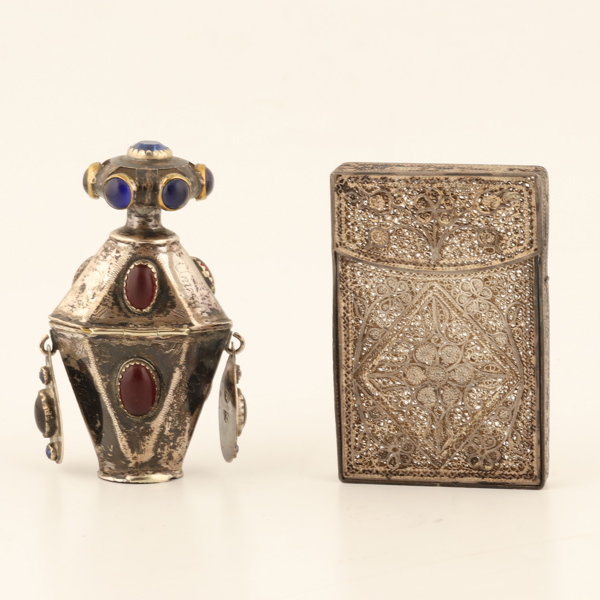 LUKTDOSA, silver, Danmark, 1800-tal