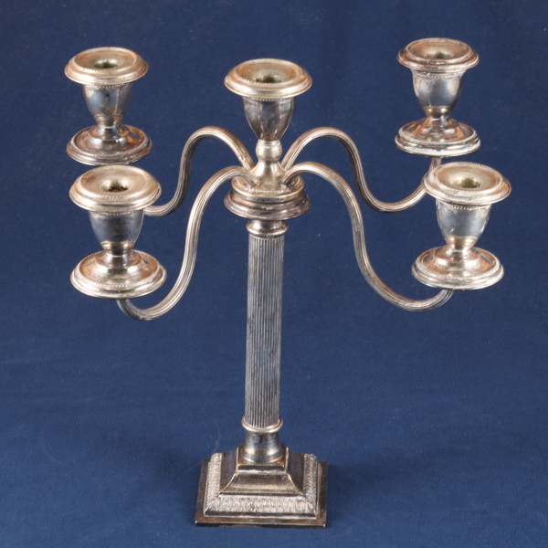 KANDELABER FÖR 5 LJUS, 1900-tal