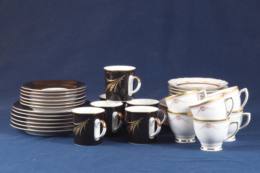 KAFFESERVISER, 2 st, 24 delar (12+12)