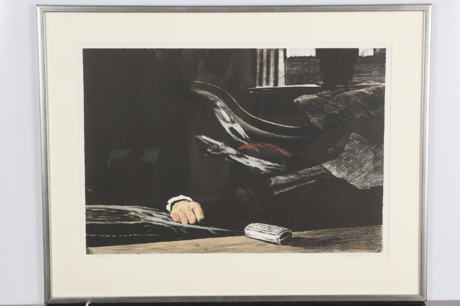 BO HULTÈN, (född 1945) färglitografi