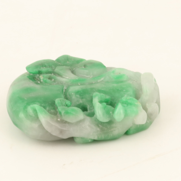 SKULPTUR, möjligen nefrit/ jade, 1900-tal