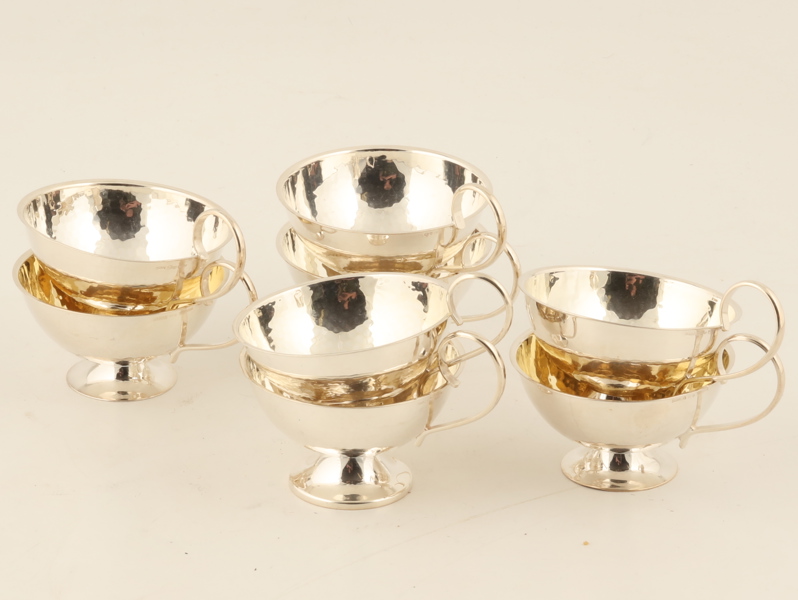 PUNSCHMUGGAR, 8 st, silver