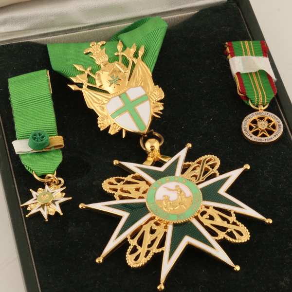 S:T LAZARUSORDEN, halskors och kraschan