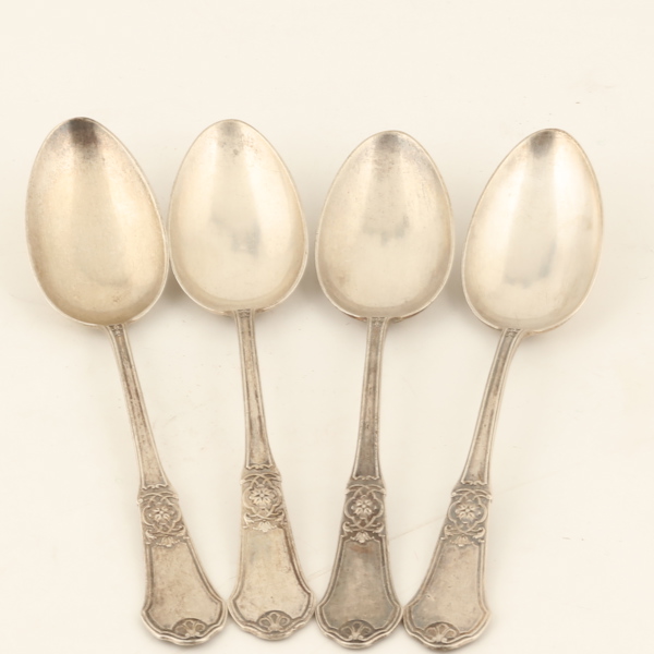 TESKEDAR, 4 st, 800 silver