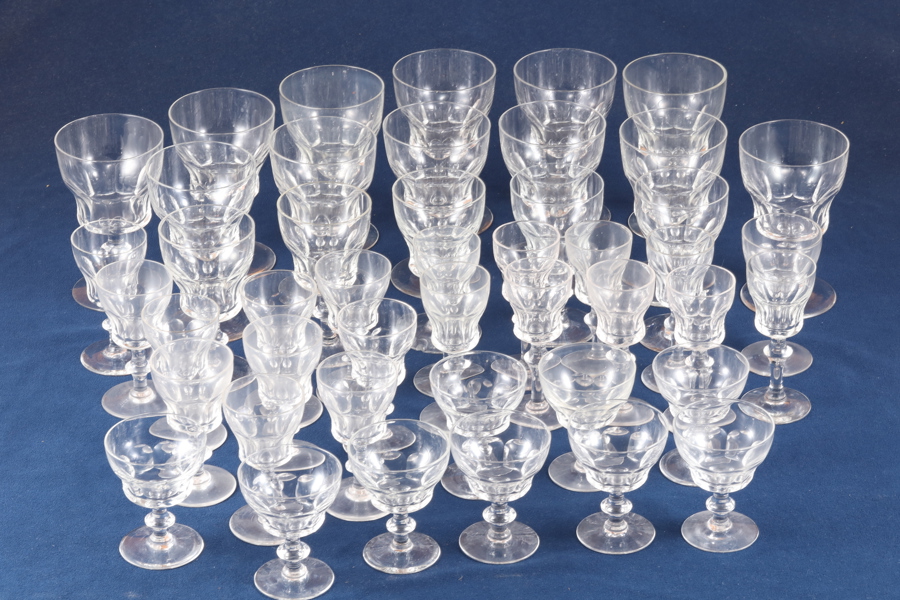 GLASSERVIS, 46 delar, 1900-tal