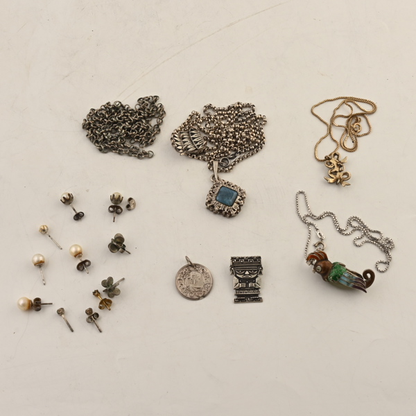 ÖRHÄNGEN, COLLIER/HÄNGEN, silver