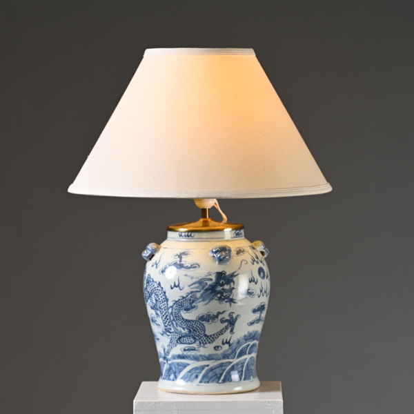 BORDSLAMPA, Kina, 1800-talets slut