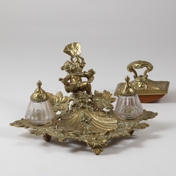 SKRIVBORDSSET, 2 delar, 1800-talets slut