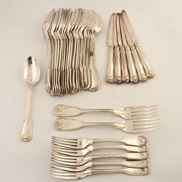 MÖLLENBORG/FÉRON, bestick, silver