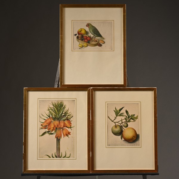 GEORG FLEGEL, 3 st grafiska blad
