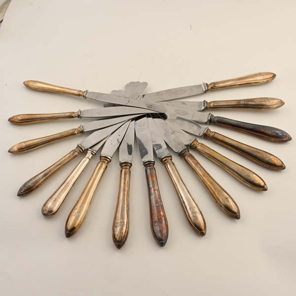 MATKNIVAR, silver, "Svensk spets"