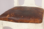 STOL, 1700-tal, senbarock, vitmålad