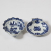 SMÖRSNÄCKOR, 2 st, Kina, 18/1900-tal