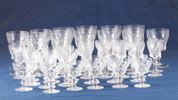 GLASSERVIS, 46 delar, 1900-tal