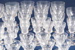 GLASSERVIS, 46 delar, 1900-tal