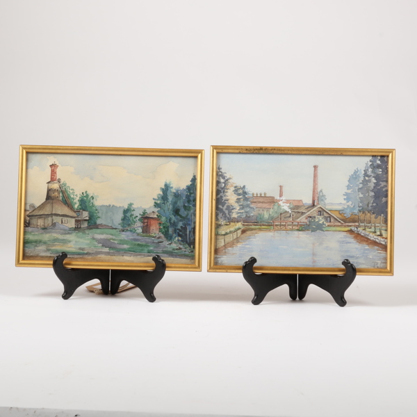 PONTUS GAHN (18/1900-tal), 2 st