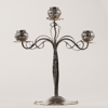 KANDELABER, silver 800, jugendstil