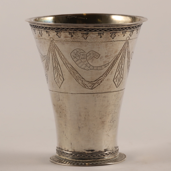 BÄGARE, 1700-tal, silver