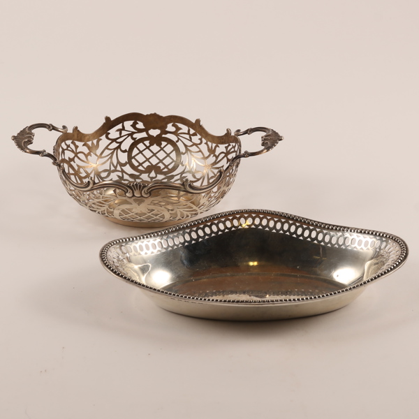 SKÅLAR, 2 st, silver