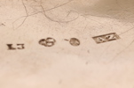 BÄGARE, 5 st, 18/1900-tal, silver