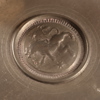 2 TENNFAT, 2 SKÄNKSTOP, 1800-tal