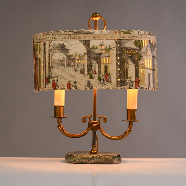 BORDSLAMPA, 1900-tal, empirestil