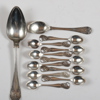 SKEDAR, silver, 18/1900-tal, 12 delar