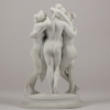 SKULPTUR "De tre gracerna", parian