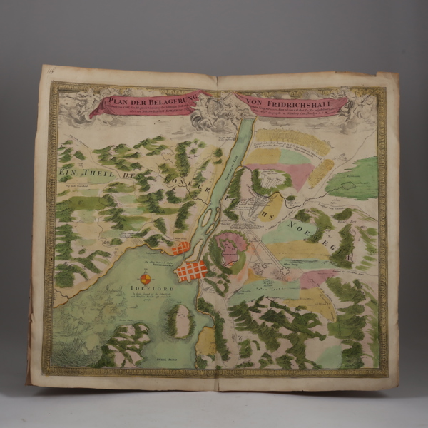 JOHAN BAPTIST HOMAN, karta, 1700-tal