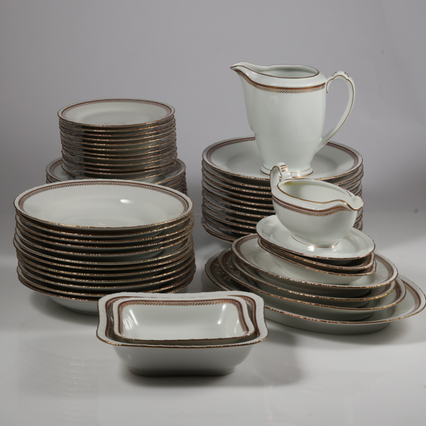 MATSERVIS, 58 delar, Rörstrand, porslin