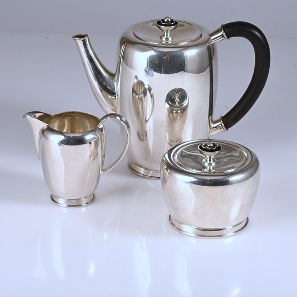 KAFFESERVIS, GAB, silver, Stockholm, 1949
