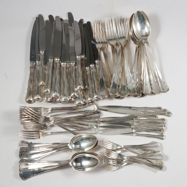 MATBESTICK, 94 delar, silver, CG Hallberg