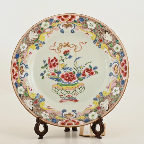 TALLRIK, Kina, 1700-tal