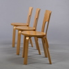 ALVAR AALTO. 6 stolar, Artek, Finland