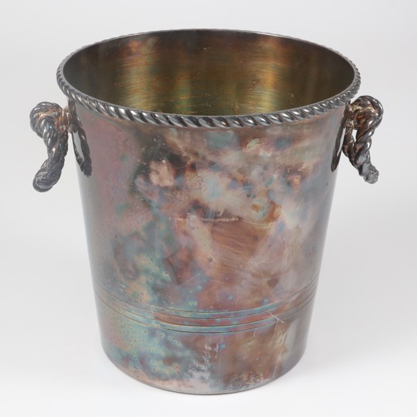 CHAMPAGNEKYLARE, nysilver, 1900-tal