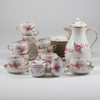 MEISSEN, Kaffeservis, "Purple Indian", 36 dlr