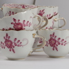 MEISSEN, Kaffeservis, "Purple Indian", 36 dlr