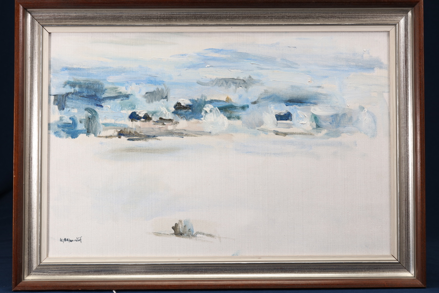 Kerstin Stjernlöf (1930-2018), "Utsikt över älven", signerad, olja på duk, bildmått 33 x 50 cm_1410a_8dafad9827482c7_lg.jpeg