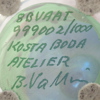 BERTIL VALLIEN, skulpturer, 2 st
