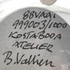 BERTIL VALLIEN, skulpturer, 2 st
