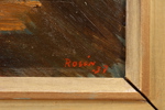 Kjell Rosén (1909-1982), landskap, signerad -37, olja på pannå, bildmått 46 x 55 cm