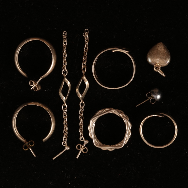 ÖRHÄNGEN mm, silver