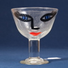 Ulrika Hydman Vallien (1938-2018), skål, "Open mind", Kosta Boda, signerad, höjd 20, diam 17,5 cm