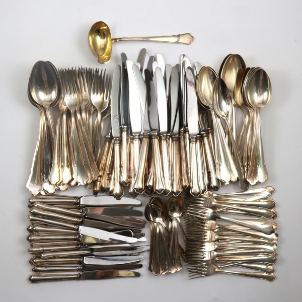 MATBESTICK, 178 delar, silver