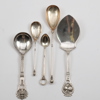 UPPLÄGGNINGSBESTICK, 5 st, silver
