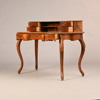 SKRIVBORD MED UPPSATS, 1800-tal