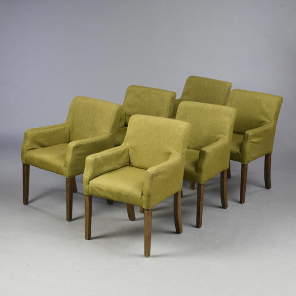 FÅTÖLJER, 6 st, samtida