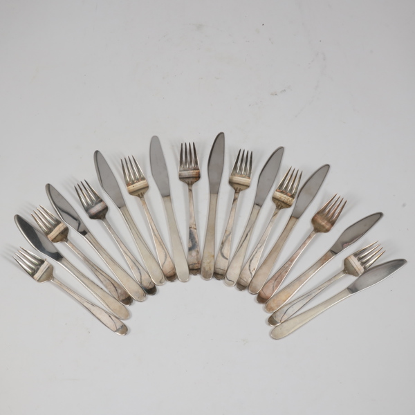 THERESIA HVORSLEV, bestick, "SAS" 18 dlr