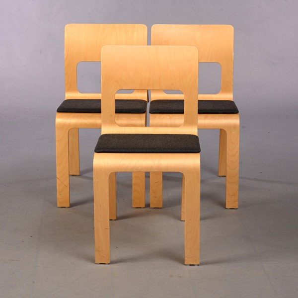 MÅRTEN CLAESSON, stolar, 3 st, "Bend"
